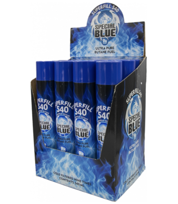 Butane Special Blue 9x 540mL 8.99 - 12ct Display