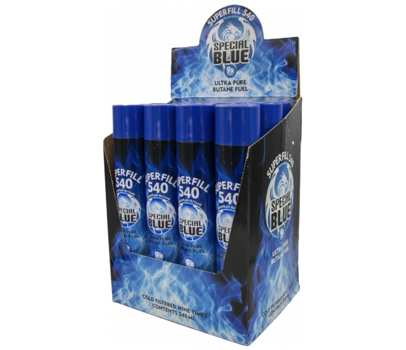 Butane Special Blue 9x 540mL 8.99 - 12ct Display