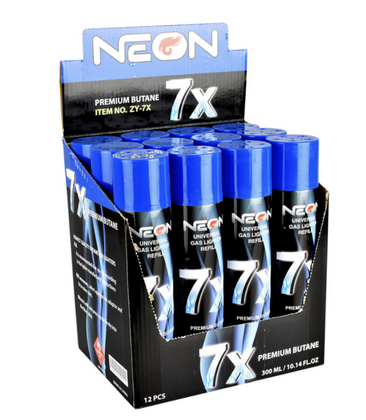 Butane Neon 7x 300mL 6.99 - 12ct Display