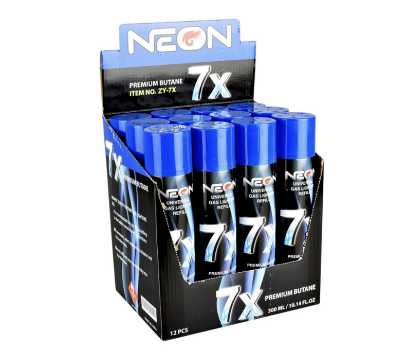 Butane Neon 7x 300mL 6.99 - 12ct Display