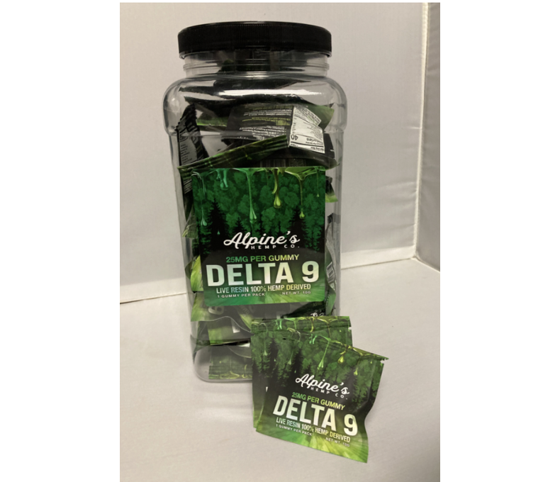 LE Alpine Delta-9 Gummy 25mg 5.99 - 50ct Display