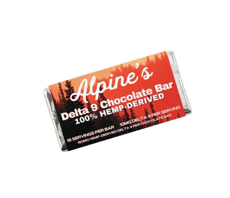 LE Alpine Delta-9 Chocolate Bar 150mg 19.99 *