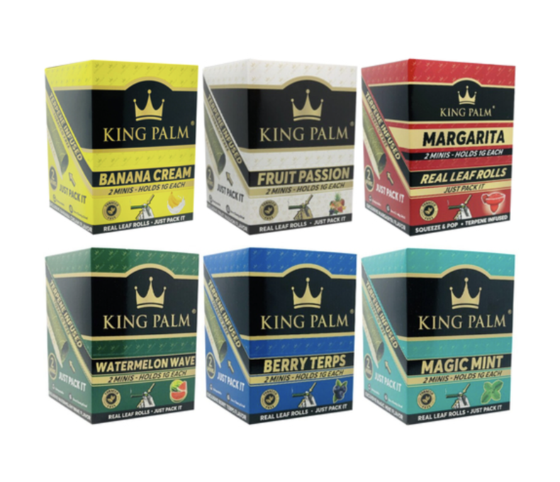 King Palm Cones Slim 2pk 2.99 - 20ct Display