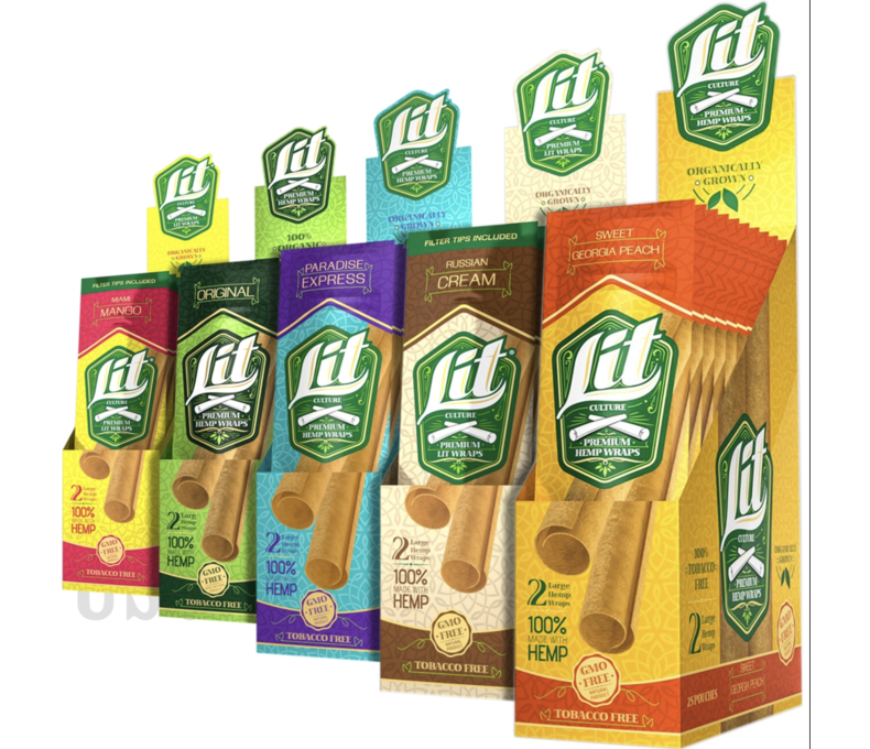 Lit Culture H Wraps 2pk 0.99 - 25ct Display