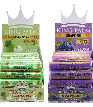King Palm Mini Roll w/ Tip 1.49 - 24ct Display
