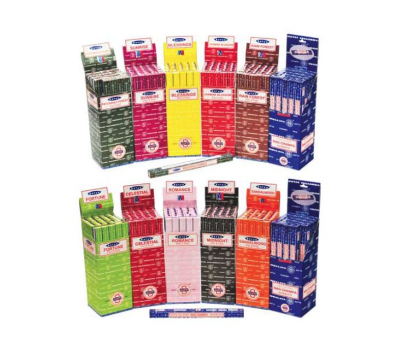 Incense Satya 10g 1.99 - 25ct Display