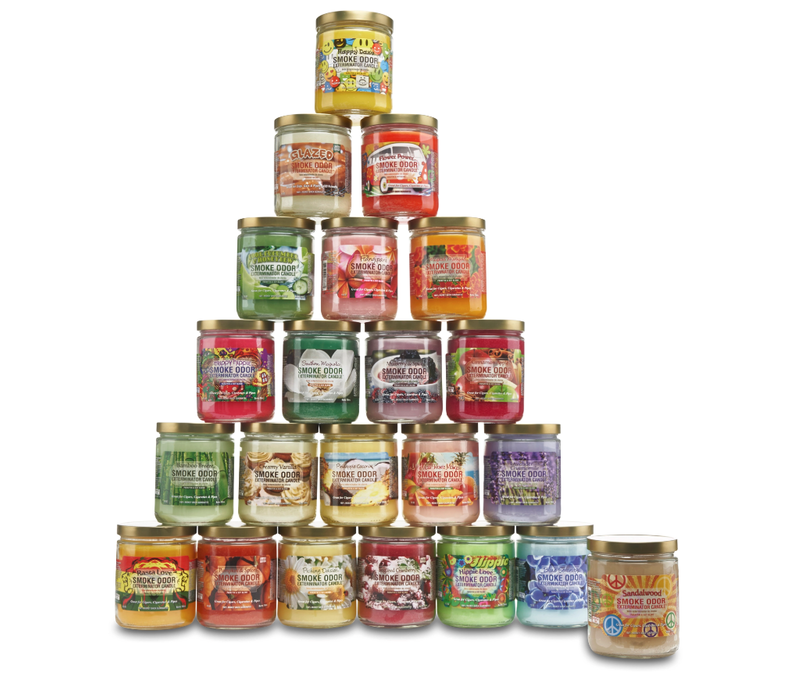 Smoke Odor Candles 13oz 8.99 - 12ct Display