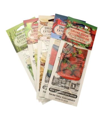 Smoke Odor Car Air Freshener 2.99 - 12ct Display