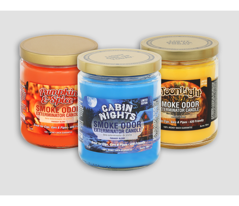 Smoke Odor Candles 13oz 8.99 - 12ct Display