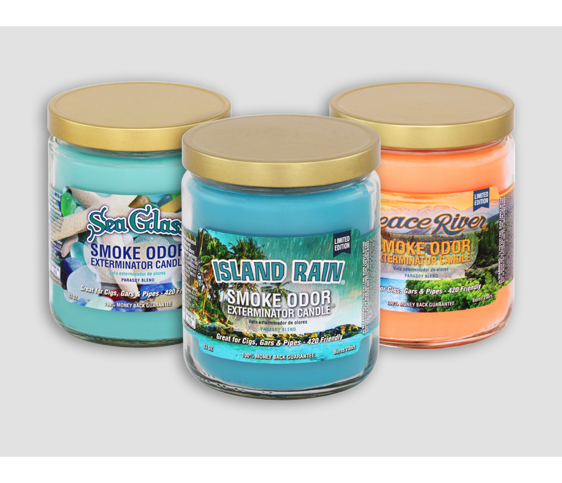 Smoke Odor Candles 13oz 8.99 - 12ct Display