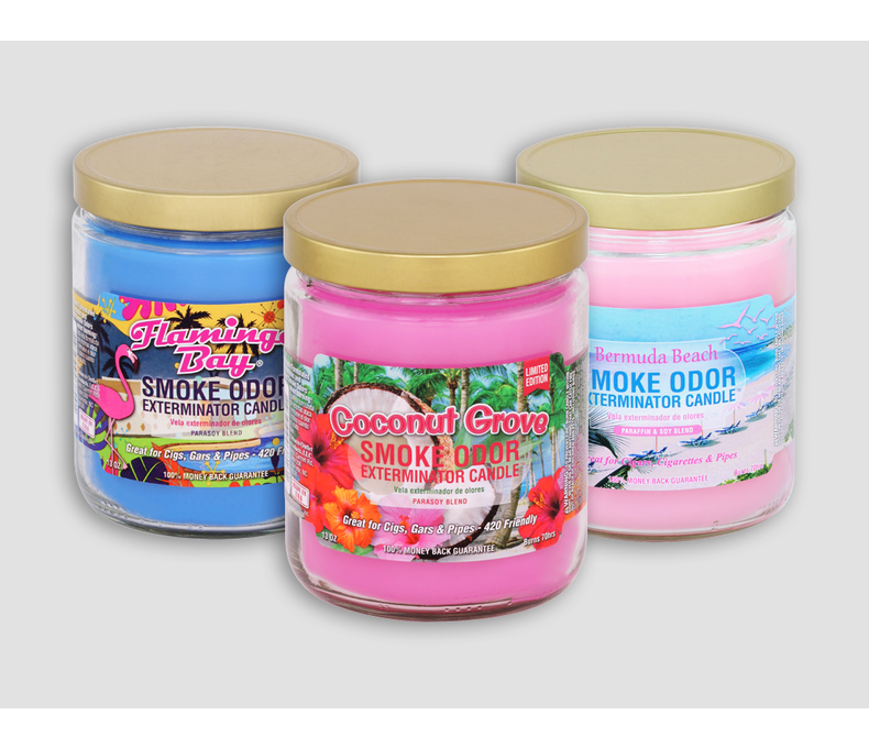 Smoke Odor Candles 13oz 8.99 - 12ct Display