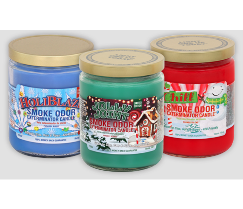 Smoke Odor Candles 13oz 8.99 - 12ct Display
