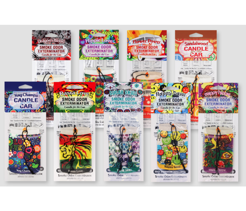 Smoke Odor Car Air Freshener 2.99 - 12ct Display