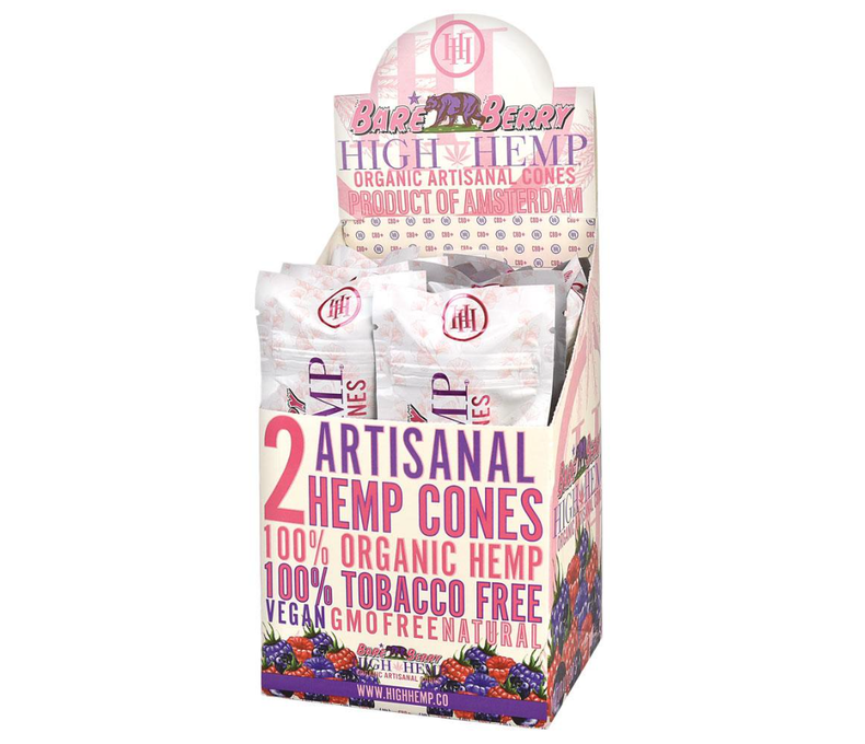 High Hemp Organic Cones 2ct 2.49 - 15ct Display