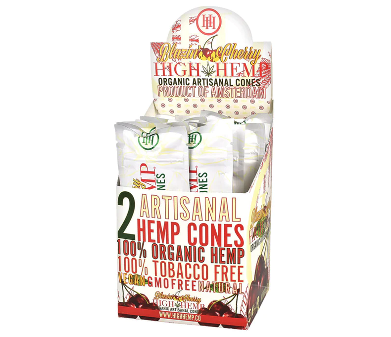 High Hemp Organic Cones 2ct 2.49 - 15ct Display