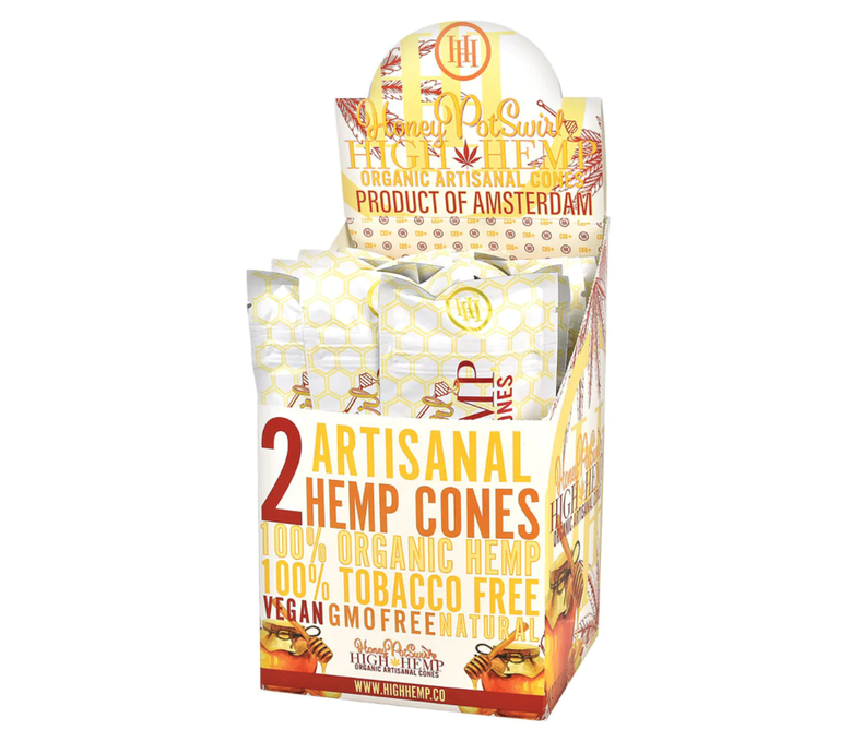 High Hemp Organic Cones 2ct 2.49 - 15ct Display