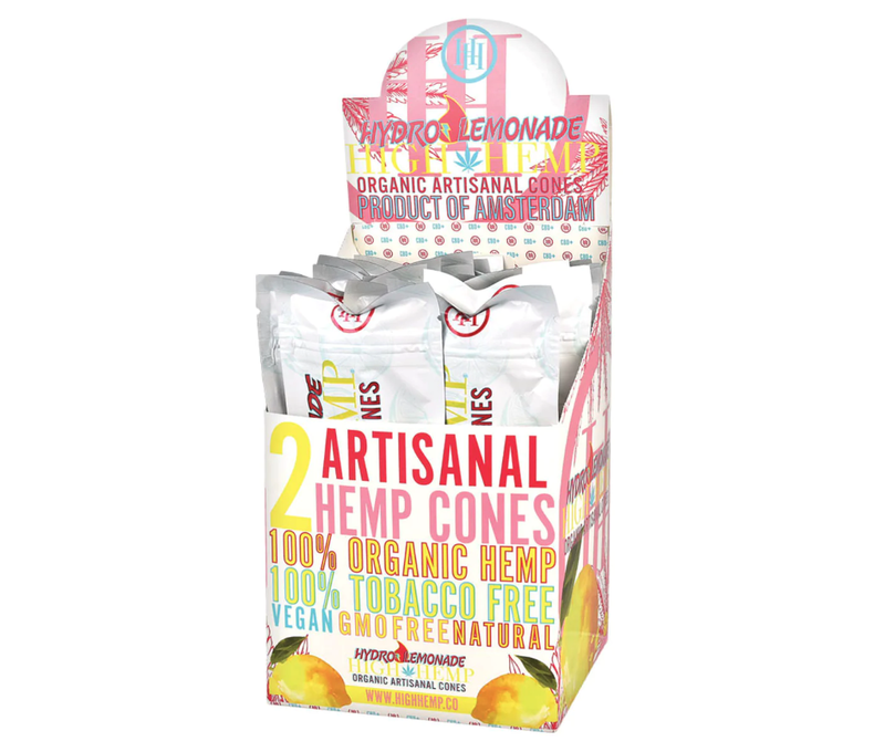 High Hemp Organic Cones 2ct 2.49 - 15ct Display