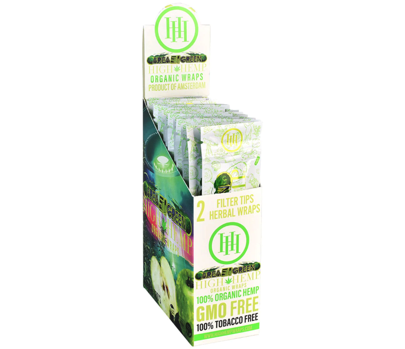 High Hemp Wraps 2ct 1.25 - 25ct Display