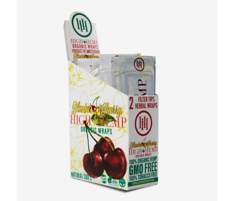 High Hemp Wraps 2ct 1.25 - 25ct Display