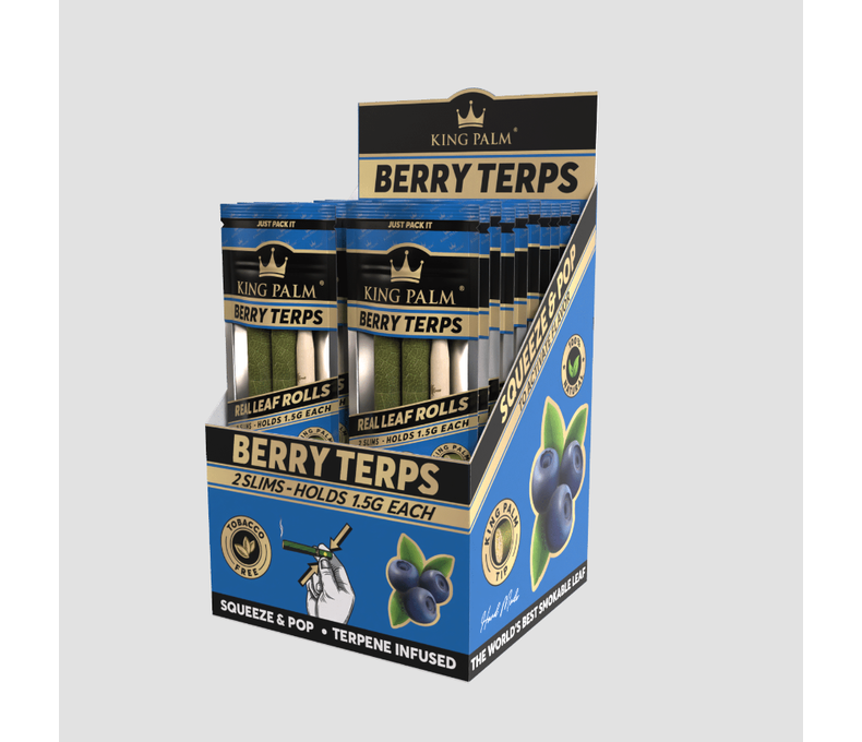 King Palm Cones Slim 2pk 2.99 - 20ct Display