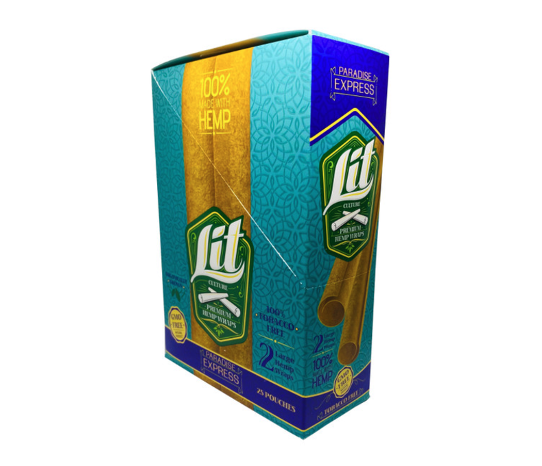 Lit Culture H Wraps 2pk 0.99 - 25ct Display