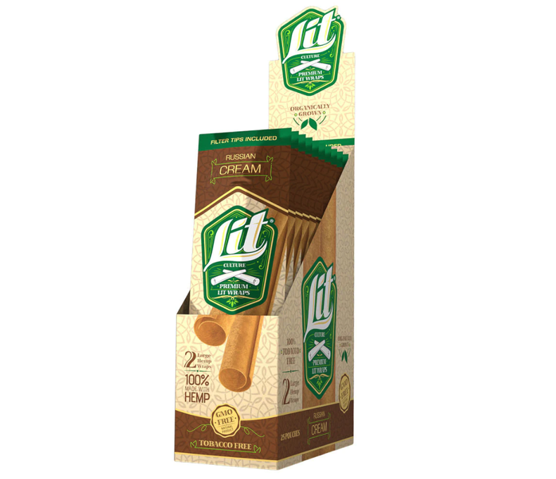 Lit Culture H Wraps 2pk 0.99 - 25ct Display