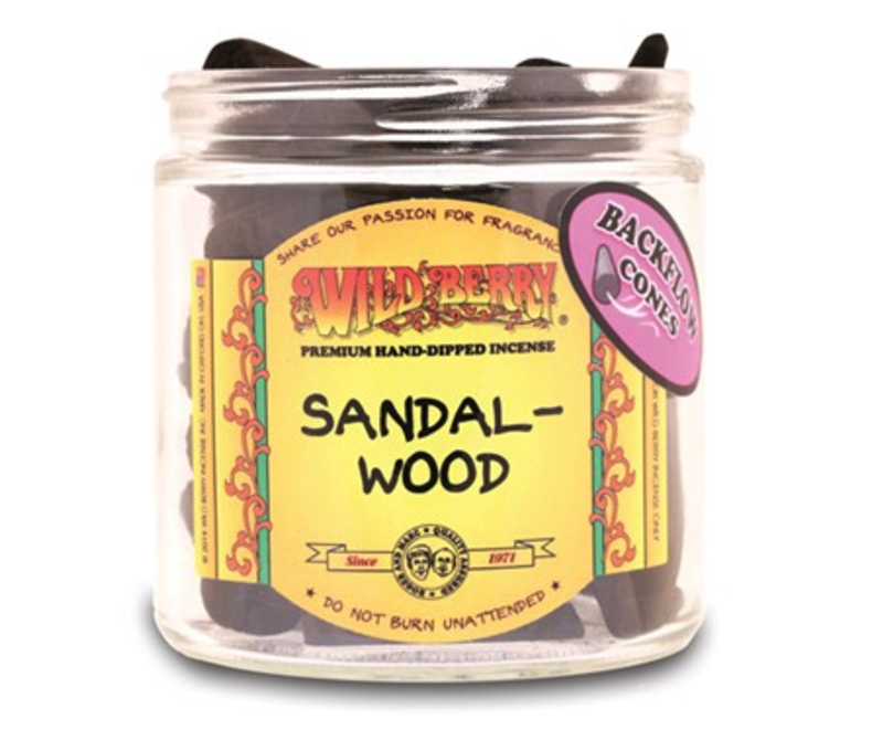 Incense Wild Berry Backflow Cone 0.45 - 25ct Display