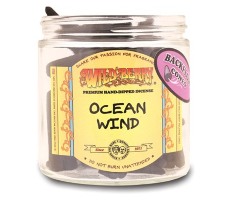 Incense Wild Berry Backflow Cone 0.45 - 25ct Display