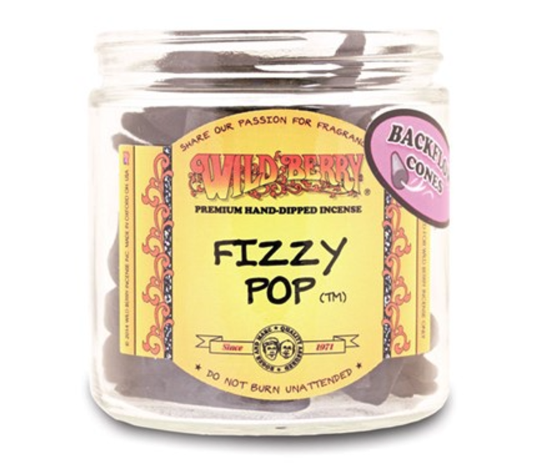 Incense Wild Berry Backflow Cone 0.45 - 25ct Display