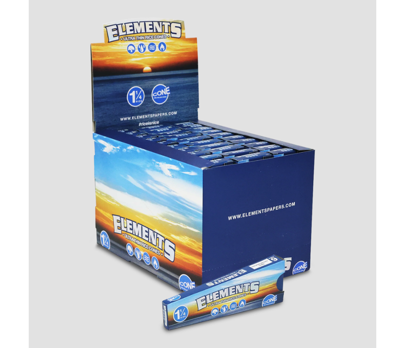 Elements Cones 1.25 6pk 6.99 - 30ct Display