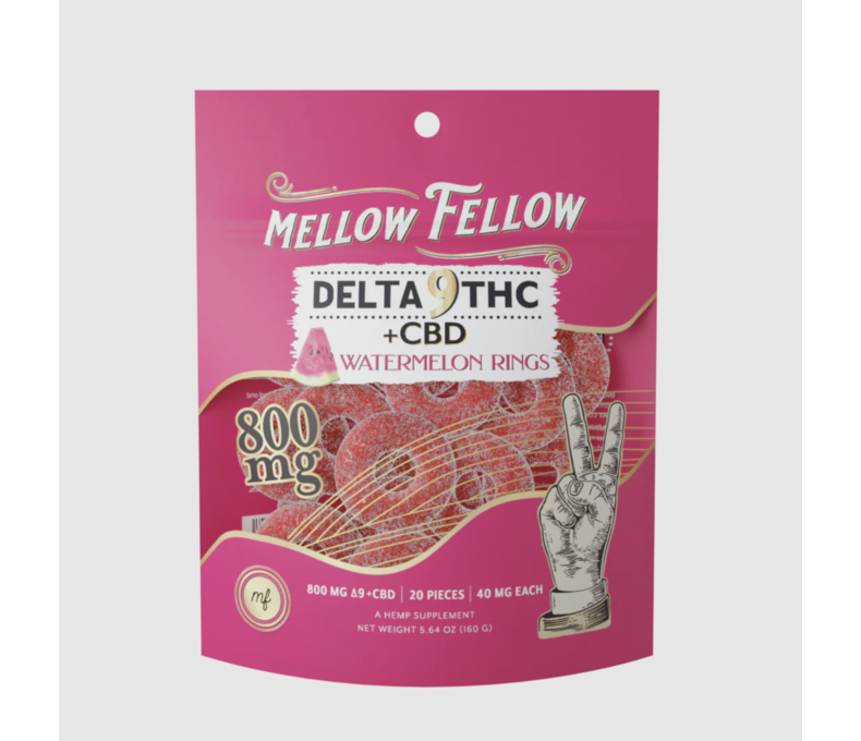 LE Mellow Fellow D9 Gummies 20ct 29.99 - 6ct Display *