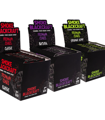 BlackCraft Cones 1.25 6pk 2.99 - 24ct Display