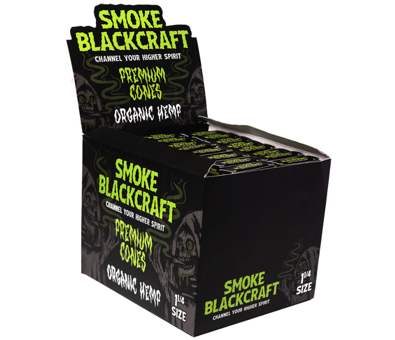 BlackCraft Cones 1.25 6pk 2.99 - 24ct Display