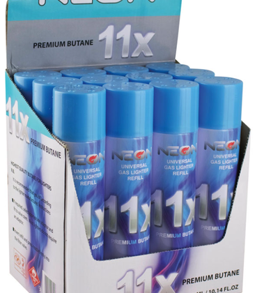 Butane Neon 11x 300mL 6.99 - 12ct Display