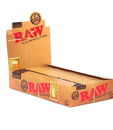 Raw Classic Papers 1.25 1.99 - 24ct Display