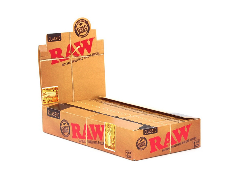 Raw Classic Papers 1.25 1.99 - 24ct Display