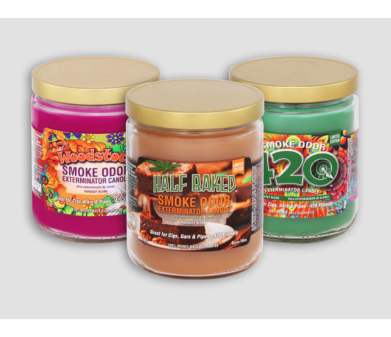 Smoke Odor Candles 13oz 8.99 - 12ct Display