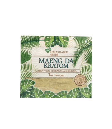 CM Remarkable Herbs Powder Green Maeng Da 1oz 4.99