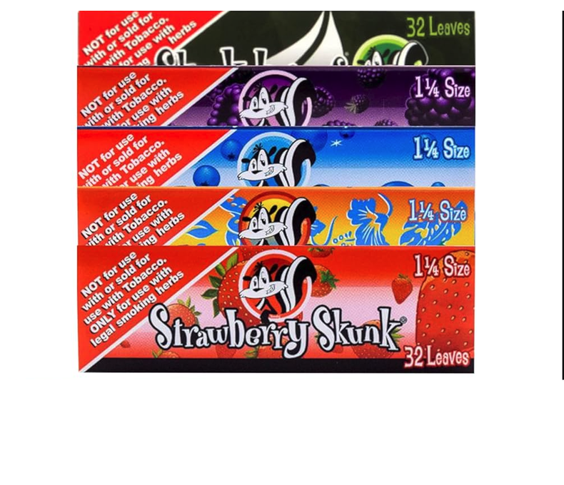Skunk Brand Papers 1.25 1.99 - 24ct Display