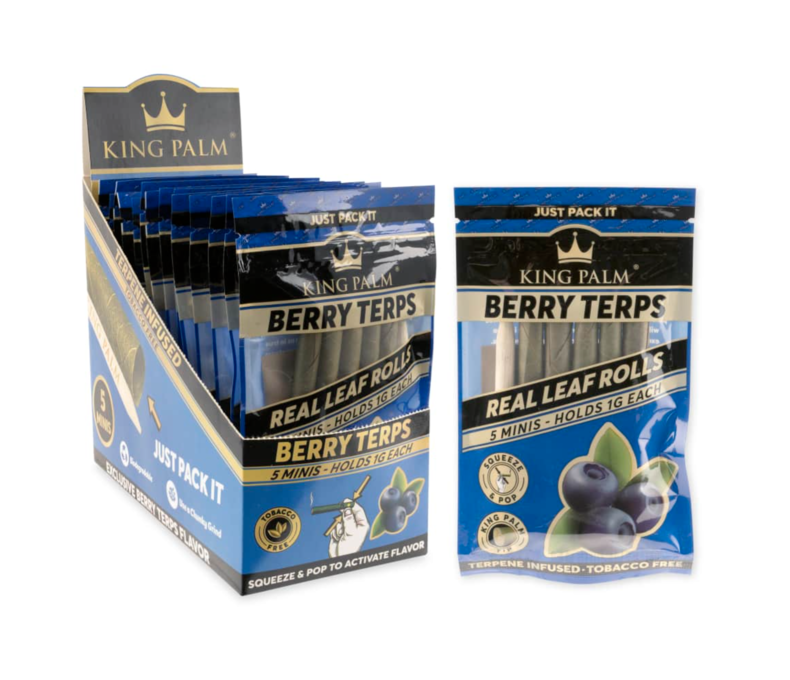 King Palm Mini Leaf 5pk 4.99 - 15ct Display