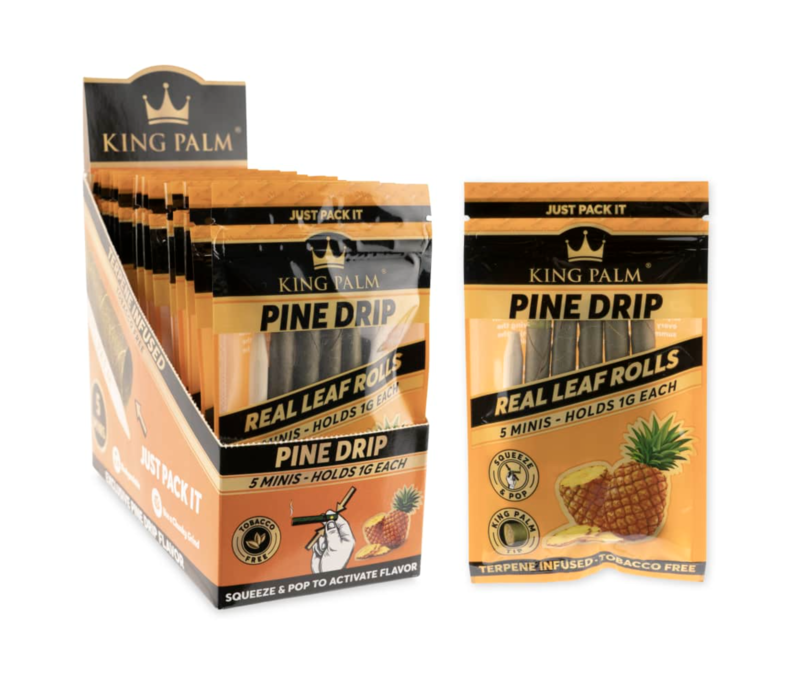 King Palm Mini Leaf 5pk 4.99 - 15ct Display