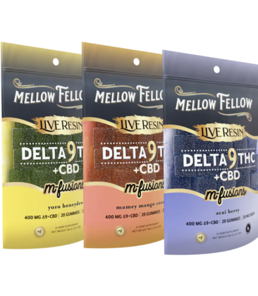 LE Mellow Fellow M-Fusion D9 Gummies 20ct 19.99 - 6ct Display *