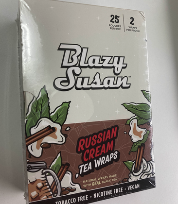 Blazy Susan Russian Cream Wraps 2pk 1.99 - 25ct Display