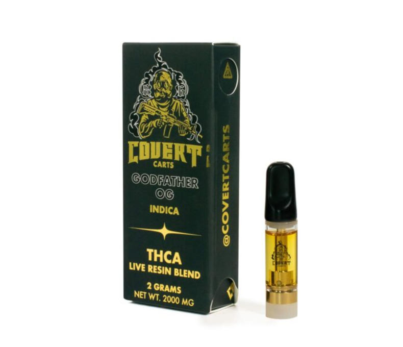 LE Covert THCA D8 Cart 2G 27.99 - 5ct Display