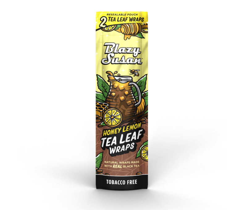 Blazy Susan Honey Lemon Tea Leaf Wraps 2pk 1.99 - 25ct Display