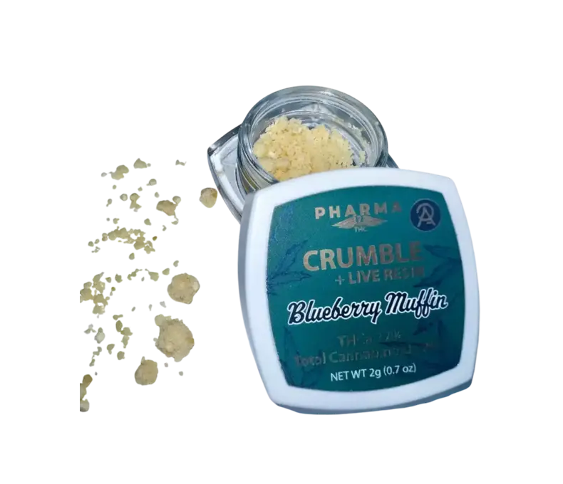 LE Pharma Crumble THCA 2g 29.99 * - Blueberry Muffin (Indica)