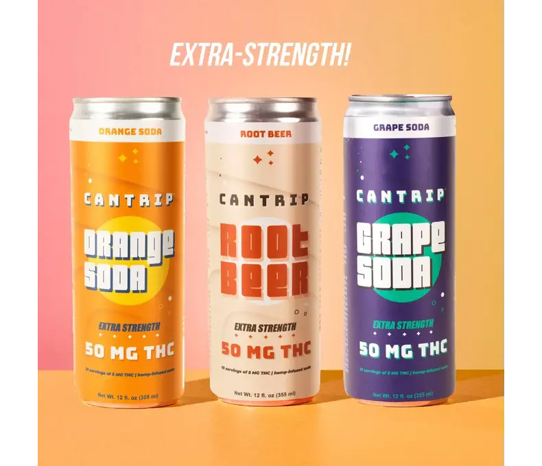 LE Cantrip Soda 50mg 12.99 -  4ct Display *