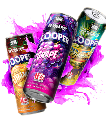 LE Looper D9 Soda 50mg 12.99 * 4ct Display