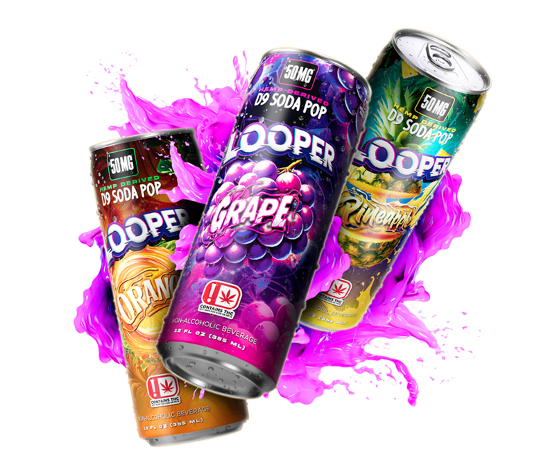 LE Looper D9 Soda 50mg 12.99 * 4ct Display