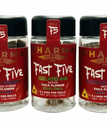 LE Pharma THCA Fast Fives (Red) Prerolls 5ct 29.99 *